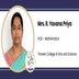 Pioneer College of Arts and Science, HOD - Mathematics: Mrs. R. Yavana Priya Interview